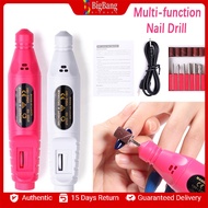 1set Electric Nail Drill Professional Manicure Machine Pen Pedicure Elecctronic Nail File Nail Grinder Tools With 6 Bits Drill Machine