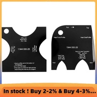 2Pcs Guitar Making Template Acrylic Neck Shaping Templates Set Repair Reference Tool for Guitar 000-