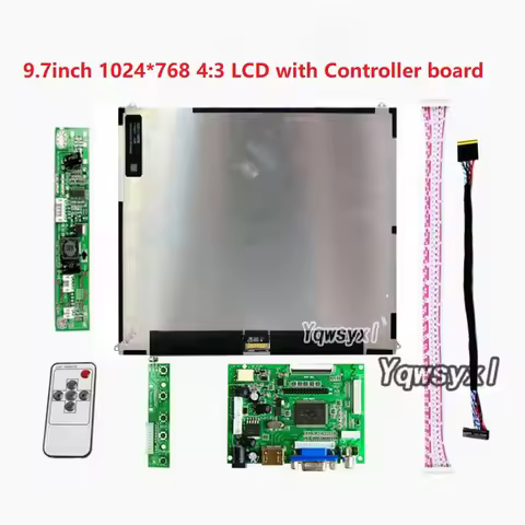 Original 9.7 "inch 1024X768 HD screen 4:3 LCD Controller LP097X02 LTN097XL01 monitor driver board HD