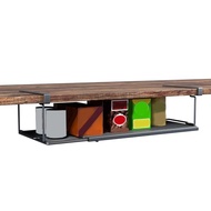 Adjustable Under Cabinet Shelf Under Desk Storage Long Clips for Office Metal Under Shelf Storage fo