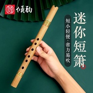 Zero Basic Entry Chinese Bamboo Flute Portable Bitter Bamboo Advanced Short Xiao Mini Small Flute An
