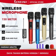 Luxsona Wireless Microphone/ Dual Karaoke Microphone Original Professional Karaoke Microphone Rechar