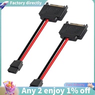 2 PCS SATA 15Pin Male to 6Pin SATA Cable SATA 15 Pin to 6 Pin Power Adapter Cable 6Pin Adapter Cable
