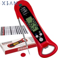 XIANEE Food Thermometer, IP7 Waterproof Instant Read Meat Thermometer,  Fast Precise Digital Kitchen