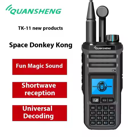 Quansheng TK11 Taiko Kong TK11(5) Walkie Talkie TK11(8) 10W Magic Voice Wireless Frequency AM FM CB 