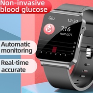 2024 New Blood Glucose Smart Watch Men ECG Monitor Blood Pressure Body Temperature Sports Waterproof Health Fitness Tracker Smartwatch