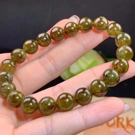 Natural Jade Jewelry Bracelet Green Beads Single Circle Garnet Wholesale Tsavorite Bracelet Green AT