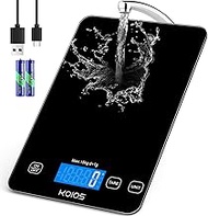 KOIOS Food Scale, 33lb/15kg Digital Kitchen Scale Weight in Grams and Ounces for Cooking Baking, 1g/