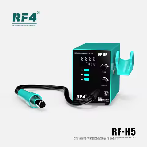 RF4 RF-H5 Intelligent Hot Air Desoldering Station 800W Fast Heat Gun BGA Chip Rework Station for Ele