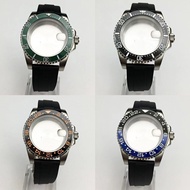 GMT40MM Stainless Steel Watch Case Yacht+Strap Substitute Water Ghost Seiko 8215/8205 Movement NH35