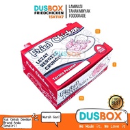 Fried Chicken Motif Box Fried Chicken Box/ Fried Chicken Cardboard/ Fried Chicken Box/ Fried Chick P