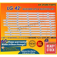 (NEW 1SET) 42LN5700.ATS / 42LN5400.ATS LG 42" LED TV Backlight / Lampu TV 42LN5700 42LN5400