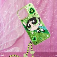 Cartoon Printed Mobile Phone Case, With Mobile Phone Chain  , Suitable For 11-17 Pro Max