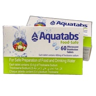 [OYSTER, SASHIMI & RAW FOOD CLEANING] Aquatabs® Food-Safe - Water Purification Tablet EXP: 2027/28