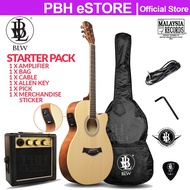 BLW Slimcoustic 40 Inch Semi Acoustic Guitar Package Gitar/Elektrik Pack