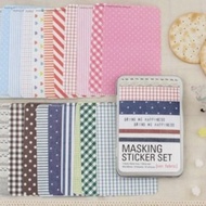 韓國【Afrocat】 masking sticker fabric 〈補充包〉手作裝飾膠貼紙卡片筆記日記標籤