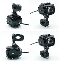 LED Motorcycle Spotlight High Low Beam Ultra Bright External For Electric Scooter