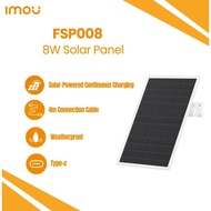 Imou FSP008 8W Solar Panel Solar-Powered Continuous Charging 4m Connection Cable Weatherproof Type-c