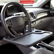 SMARTSIMPLE Multi-purpose Car Steering Wheel Dining Table Bracket Car Computer Mount Stand Eat Work 