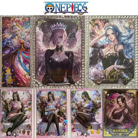 Anime ONE PIECE Luffy Ace Zoro Robin Hancock Yamato Uta Perona Nami Vivi Rare Collectible Cards Chil