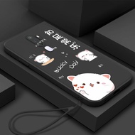 Oppo f1s case oppo f11 case oppo f11 pro case oppo f9 case oppo f9 pro case oppo f7 case oppo f5 case simple and interesting cute cat anti-skid dirt resistant with lanyard