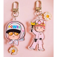 G-Dragon Power Acrylic Keychain, G Dragon Chibi Illustration, G-Dragon Daisy Charm, GDragon Keyring,