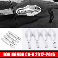 For HONDA CRV 2012-2015 chrome silver car door handle bowl cover trim,CR-V 4th generation trunk door