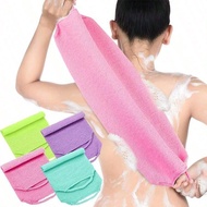 Long Exfoliating Back Scrubber Loofah With Handles, Back ExfoliatoWashcloth Exfoliating Body Scrubbe
