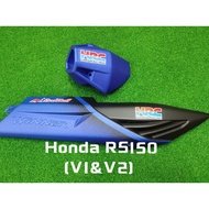 💥Exhaust Muffler Cover (Blue) Set For Honda RS150 R Winner (V1 &amp; V2)