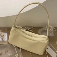 Bucks & leather Underarm Bag Korean Niche New Style High-End Lambskin Simple All-Match Shoulder Bag 