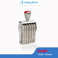 Trodat 15186 6-Digit Manual Number Stamp