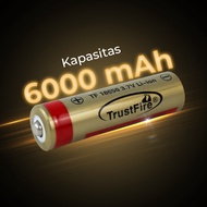 Baterai 18650 Trustfire Rechargeable 6000mAh