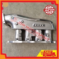 PREMIUM 2XX+ HP Honda B16A B16B B18C B20 Intake Manifold Super Smooth (Aluminium) TIG WELDED