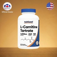 นูทรีคอสท์ แอล-คาร์นิทีน 1000 mg/s แอลคาร์นิทีน Nutricost L-Carnitine /กินร่วมกับ แอปเปิ้ลไซเดอร์ บี
