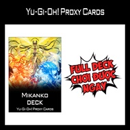 Yugioh - Mikanko Deck - 1-Sided Print (60 Cards)