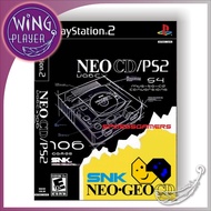 PS2 Game - Neo Geo CD 106 Games In 1