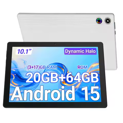 10.1 Inch Android15 Tablet A10,Octa‑Core A523 CPU,20GB(3+17GB Virtual) RAM 64GB ROM,1280*800 IPS Dis