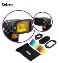 Selens Magnetic Flash Speedlite Honeycomb Grid Spot Filter Kit For Canon Nikon