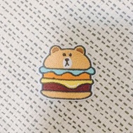 熊大 布章 🐻 燙布貼 熊熊 小熊 手作 幼稚園 幼兒園 認別 識別 姓名貼 DIY 材料  收藏 扭蛋 轉蛋 盒玩 盲盒