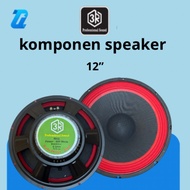 MERAH 3R 12 Inch Red Component Speaker Full Range Large Magnet 600 Watt 8 Ohm
