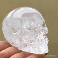 Home White Crystal Factory Direct Sales Skull Crystal Natural Pure Hand-Carved Ornaments Wholesale R