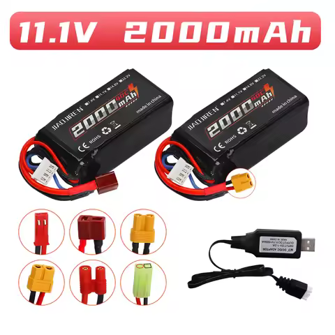 11.1V 2000mAh 903462 Lipo Battery For 144001 12428 12423 FT009 RC Boat car speedboat Spare Parts 3S 