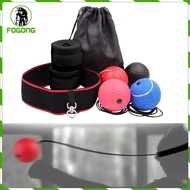 Fogong Boxing Reflex Ball Headband Reflex Ball on String with Headband Adjustable Headband for Exercise Home Gym Fitness Mma Women Men