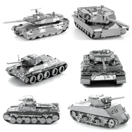 3D Metal MODEL KIT 3D 3D Tank Tank Model Diecast