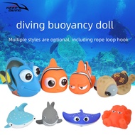 KEEP DIVING Marine Life Diver Gas Cylinder Logo Buoyancy Doll BCD Pendant Underwater And Ass Lanyard