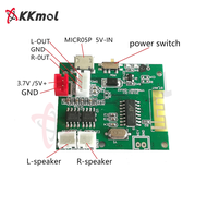 KKmol 5W + 5W เครื่องขยายเสียงมินิ YMX-868BT DC3.7V-5V Decoder โมดูลเครื่องขยายเสียงเครื่องขยายเสียง