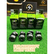 ESR RACING CAMSHAFT HI COMP LC135 Y15ZR SPEC57 SPEC63 SPEC65 SPEC66 SPEC68 SPEC70 SPEC72