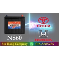 YOKOHAMA BATTERY NS60R/L MF