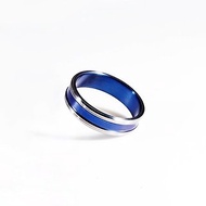 Titanvek鈦合金戒指,雙環圈拋光6mm,多色系