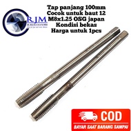 tap baut kunci 12 m8x1.25 long 100mm OSG japan bukan utk baut kunci 14 baut 10 baut 8